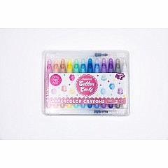 Shimmer Cotton Candy Watercolor Crayons - 12 colors