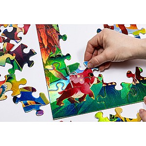 Dinosaur World Holographic Puzzle
