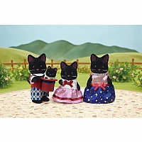 Calico Critters Midnight Cat Family