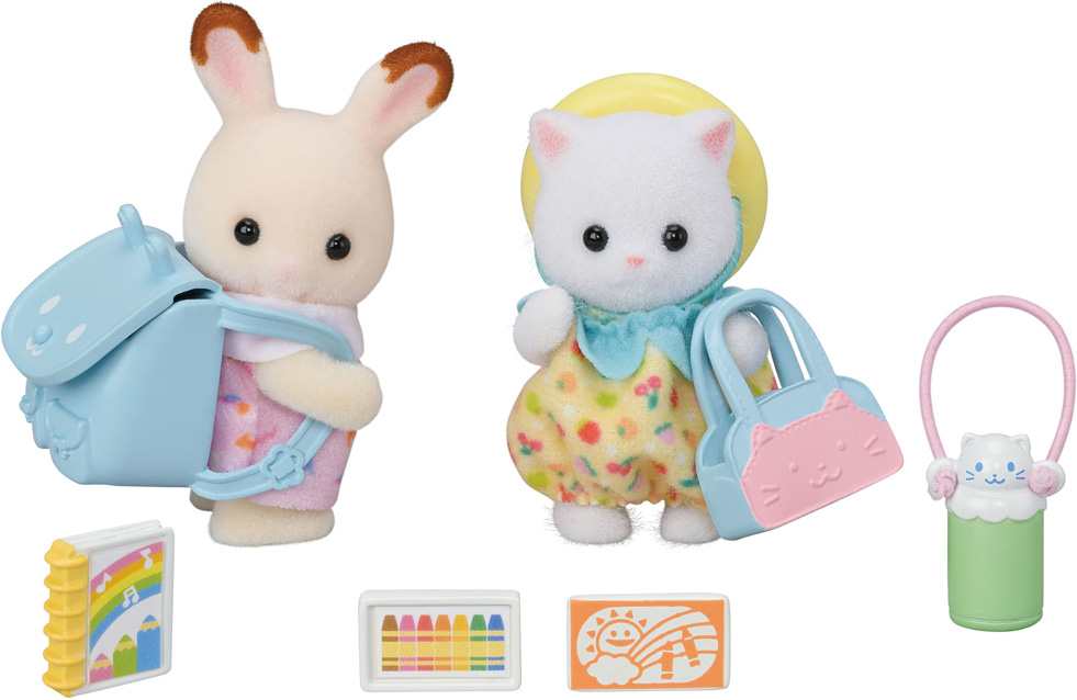 Calico Critters Nursery Friends Walk Along Duo