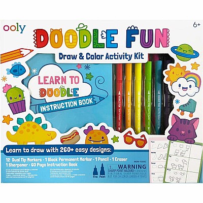 Doodle Fun Draw & Color Activity Kit