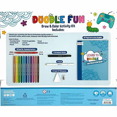 Doodle Fun Draw & Color Activity Kit