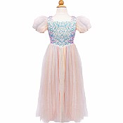 Rainbow Sherbert Sparkle Dress, Size 5/6