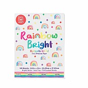 Rainbow Bright Multimedia Art Pad - 3 in 1 Premium Paper