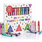 24 Jumbo Triangle Crayons