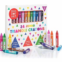 24 Jumbo Triangle Crayons