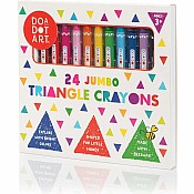 24 Jumbo Triangle Crayons