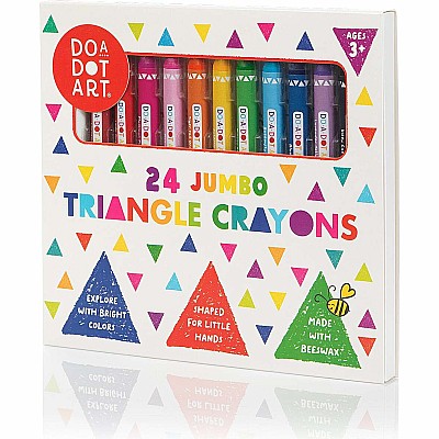 24 Jumbo Triangle Crayons