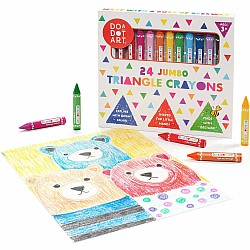24 Jumbo Triangle Crayons
