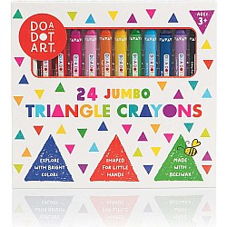 24 Jumbo Triangle Crayons
