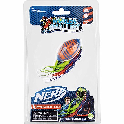 World's Smallest NERF Weather Blitz Football