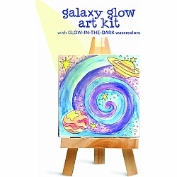 Tiny Easel Galaxy Glow Art Kit