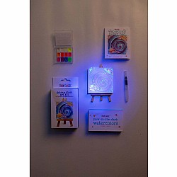 Tiny Easel Galaxy Glow Art Kit