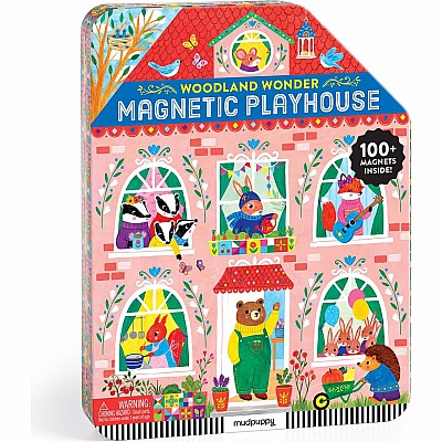 Mudpuppy Woodland Wonder Magnetic Playhouse Set
