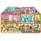 Mudpuppy Woodland Wonder Magnetic Playhouse Set