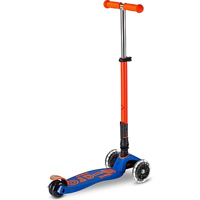 Micro Kickboard Maxi Deluxe Foldable LED Scooter - New Neon Colors, Vary By Store