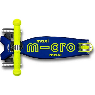 Micro Kickboard Maxi Deluxe Foldable LED Scooter - New Neon Colors, Vary By Store