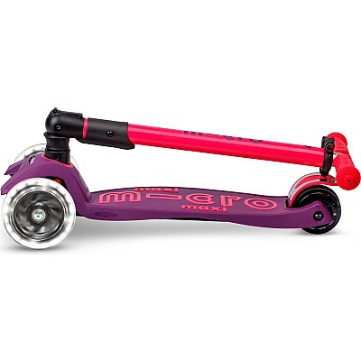 Micro Kickboard Maxi Deluxe Foldable LED Scooter - New Neon Colors, Vary By Store