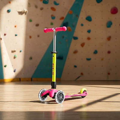 Micro Kickboard Mini Deluxe Foldable LED Scooter - New Neon Colors, Vary By Store