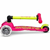 Micro Kickboard Mini Deluxe Foldable LED Scooter - New Neon Colors, Vary By Store