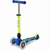 Micro Kickboard Mini Deluxe Foldable LED Scooter - New Neon Colors, Vary By Store
