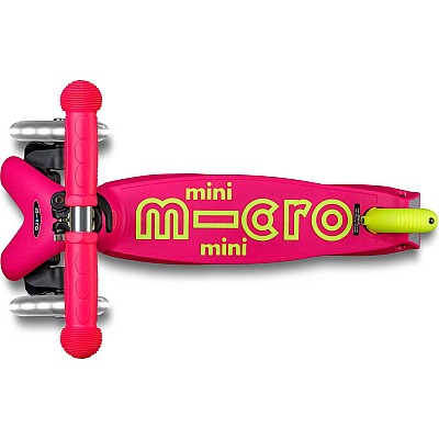 Micro Kickboard Mini Deluxe Foldable LED Scooter - New Neon Colors, Vary By Store