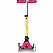 Micro Kickboard Mini Deluxe Foldable LED Scooter - New Neon Colors, Vary By Store