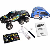 Hyper Drive RC Mini 6x6 Truck with Trailer