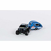 Hyper Drive RC Mini 6x6 Truck with Trailer