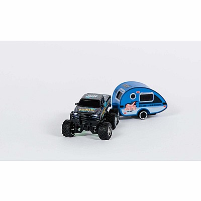 Hyper Drive RC Mini 6x6 Truck with Trailer