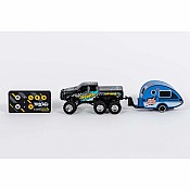 Hyper Drive RC Mini 6x6 Truck with Trailer