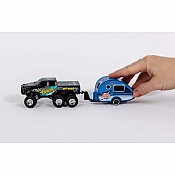 Hyper Drive RC Mini 6x6 Truck with Trailer