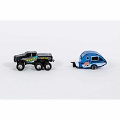 Hyper Drive RC Mini 6x6 Truck with Trailer