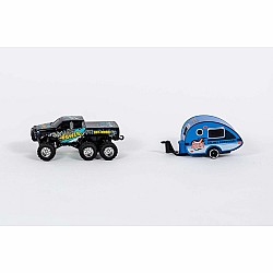 Hyper Drive RC Mini 6x6 Truck with Trailer