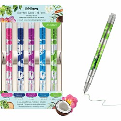 Lifelines Scented Lava Gel Pens - Brights 5 pk