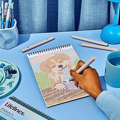Lifelines FlowArt Dot-By-Letter - Wags & Whiskers