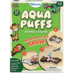 Aqua Puffs 3D Art Animal Friends