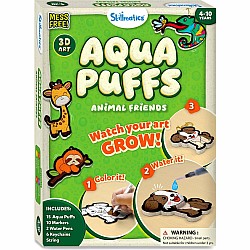 Aqua Puffs 3D Art Animal Friends