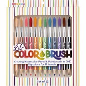 Lil' Color Brush Chunky Watercolor Pencil & Paintbrush in One - Set of 12