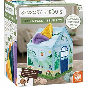 Sensory Sprouts Peek & Pull Tissue Box