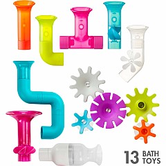 Boon Pipes & Tubes & Cogs Building Bath Toy Bundle