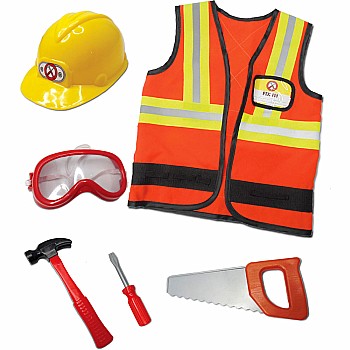 Construction Worker Costume (Size 5-6)