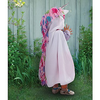 Toddler Unicorn Cape - White, Size 2-3