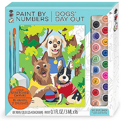 iHeartArt Paint by Numbers - Dogs' Day Out