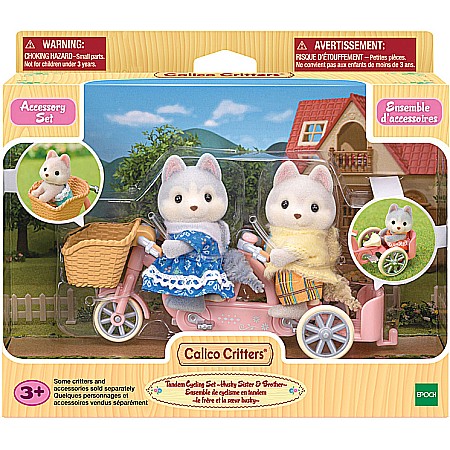 Calico Critters Tandem Cycling Set