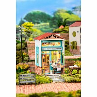 DIY Miniature House Kit: Free Time Bookshop