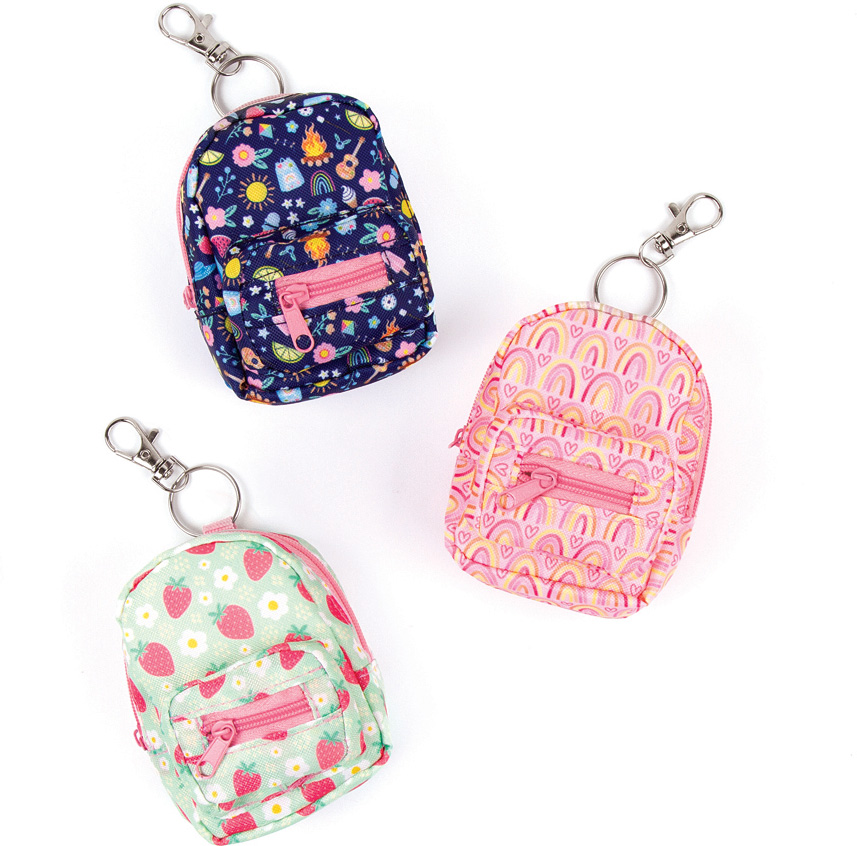 mini backpack keychain