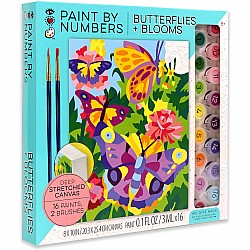 Paint By Numbers - Butterflies + Blooms