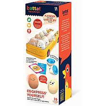 Battat Eggxpress Yourself! Match & Learn Eggs