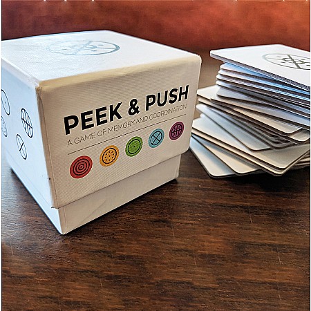 Peek & Push Card Game
